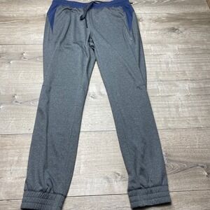 Zero Restriction Pants Joggers Mens Medium Gray Navy Blue Athletic Golf Training